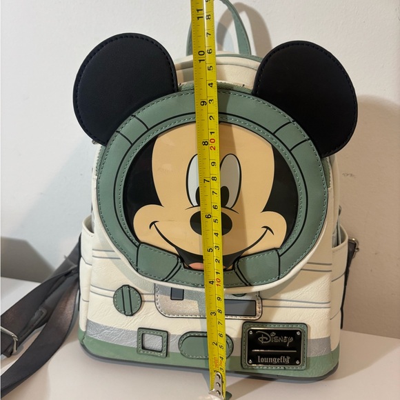 Loungefly Disney Mickey Mouse Spaceman Glow In The Dark Mini Backpack Astronaut - Picture 11 of 13